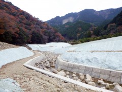 岩の谷川河川災害復旧工事に伴う付帯工事（和歌山県）